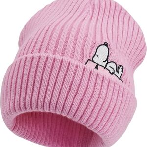 Pink Snoopy Women's Beanie